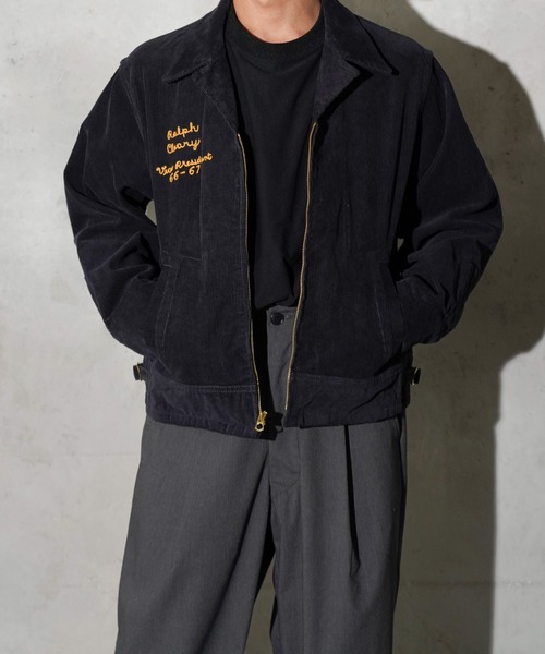 THRIFTY LOOK(スリフティールック)の「THRIFTY LOOK / スリフティールック FFA JACKET FLORIDA FFAジャケット 刺しゅう コットン コーディロイ フロリダ(ブルゾン・メンズ・ネイビー/ダークネイビー・X-SMALL/SMALL/MEDIUM/LARGE)」の15枚目の写真