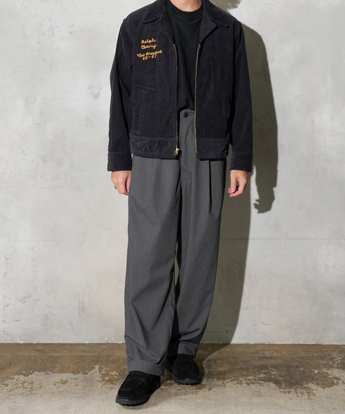 THRIFTY LOOK(スリフティールック)の「THRIFTY LOOK / スリフティールック FFA JACKET FLORIDA FFAジャケット 刺しゅう コットン コーディロイ フロリダ(ブルゾン・メンズ・ネイビー/ダークネイビー・X-SMALL/SMALL/MEDIUM/LARGE)」の17枚目の写真