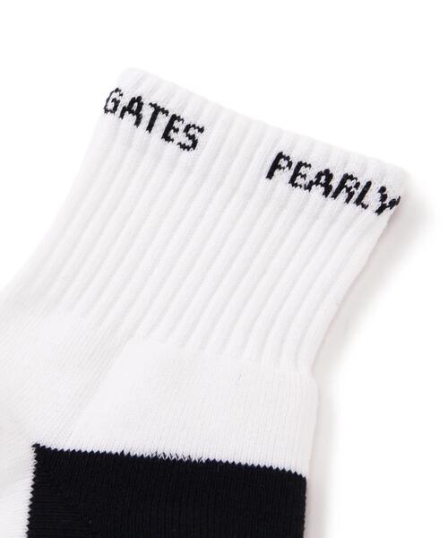 PEARLY GATES(パーリーゲイツ)の「【PEARLY GATES】かかとホールドショートソックス (LADIES)(ソックス/靴下・レディース・ネイビー/ホワイト・FREE)」の3枚目の写真