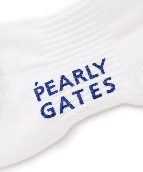 PEARLY GATES(パーリーゲイツ)の「【PEARLY GATES】かかとホールドショートソックス (LADIES)(ソックス/靴下・レディース・ネイビー/ホワイト・FREE)」の5枚目の写真