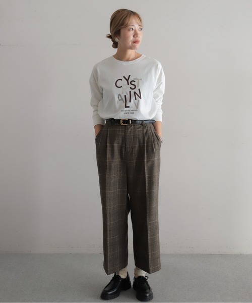 ウールチェック 8分丈パンツ | NOMBRE IMPAIR