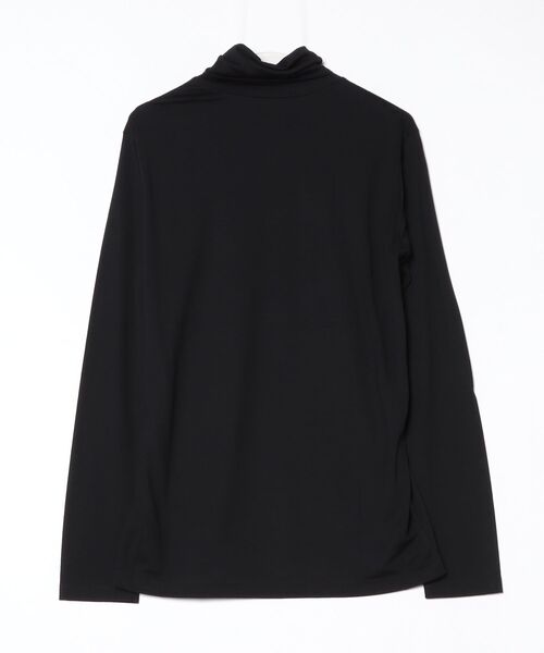 CINOH(チノ)の「WOOL JERSEY TURTLE NECK(Tシャツ/カットソー・メンズ・ブラック/ホワイト系その他・46/44)」の14枚目の写真