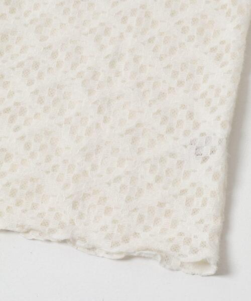 F by ROSSO（エフバイロッソ）の「F by ROSSO　起毛ストレッチレースプルオーバー（Tシャツ/カットソー・レディース・ブラック/オフホワイト・FREE）」の12枚目の写真