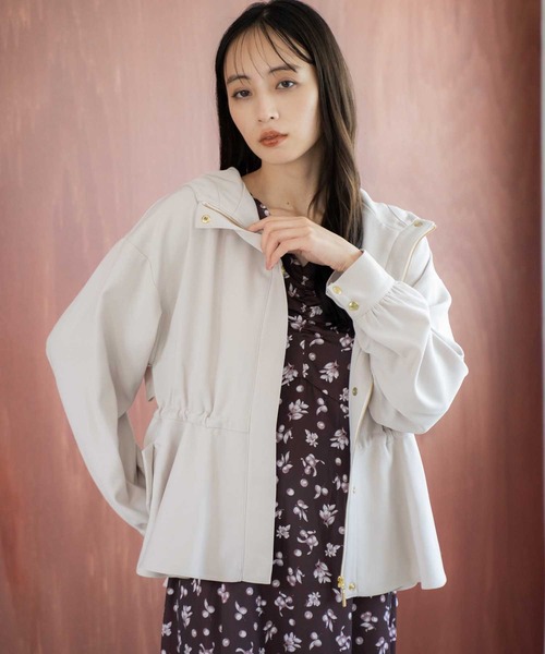 NOELA(ノエラ)の「ドロストマウンテンパーカー(マウンテンパーカー・レディース・ブラック/ベージュ/モカ・S/M)」の3枚目の写真