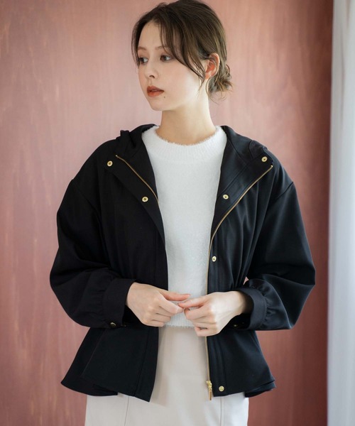 NOELA(ノエラ)の「ドロストマウンテンパーカー(マウンテンパーカー・レディース・ブラック/ベージュ/モカ・S/M)」の22枚目の写真
