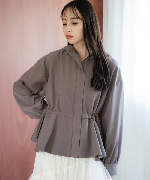 NOELA(ノエラ)の「ドロストマウンテンパーカー(マウンテンパーカー・レディース・ブラック/ベージュ/モカ・S/M)」の11枚目の写真