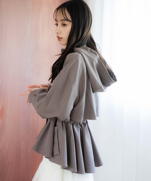 NOELA(ノエラ)の「ドロストマウンテンパーカー(マウンテンパーカー・レディース・ブラック/ベージュ/モカ・S/M)」の12枚目の写真