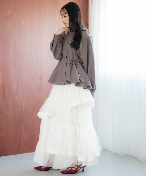 NOELA(ノエラ)の「ドロストマウンテンパーカー(マウンテンパーカー・レディース・ブラック/ベージュ/モカ・S/M)」の16枚目の写真