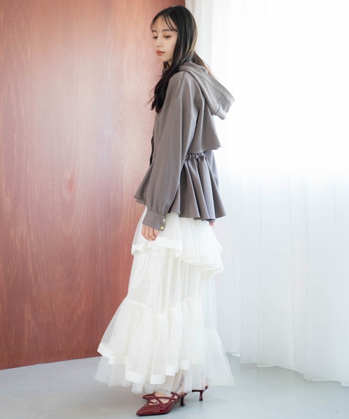 NOELA(ノエラ)の「ドロストマウンテンパーカー(マウンテンパーカー・レディース・ブラック/ベージュ/モカ・S/M)」の17枚目の写真