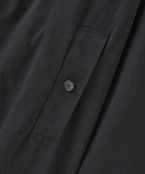 MEN'S BIGI（メンズビギ）の「ラグランスリーブコート（トレンチコート・メンズ・チャコールグレー/ブラック/ブラウン系その他・03/02）」の7枚目の写真