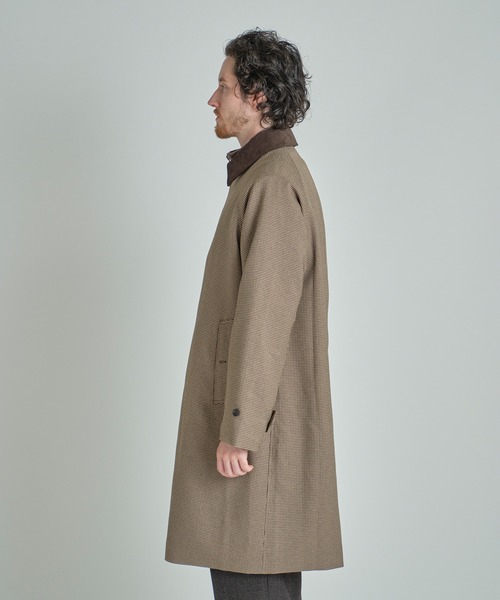 MEN'S BIGI（メンズビギ）の「ラグランスリーブコート（トレンチコート・メンズ・チャコールグレー/ブラック/ブラウン系その他・03/02）」の13枚目の写真