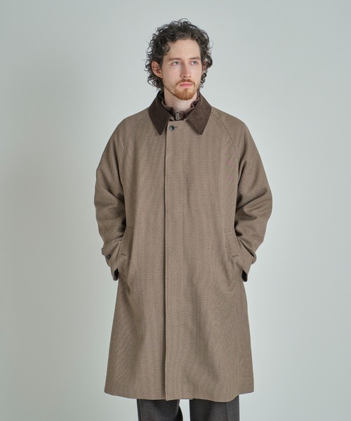 MEN'S BIGI（メンズビギ）の「ラグランスリーブコート（トレンチコート・メンズ・チャコールグレー/ブラック/ブラウン系その他・03/02）」の12枚目の写真