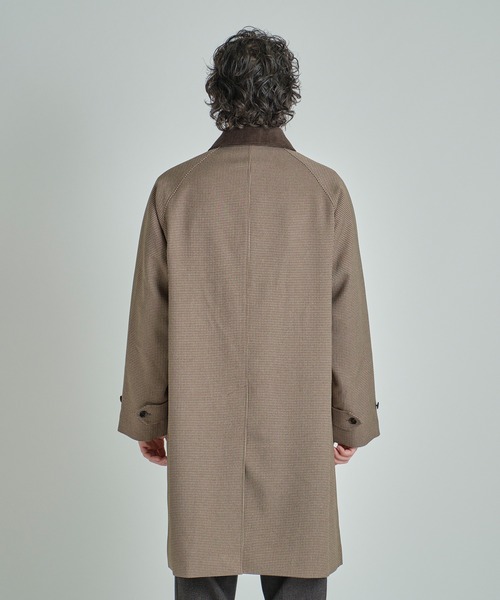 MEN'S BIGI（メンズビギ）の「ラグランスリーブコート（トレンチコート・メンズ・チャコールグレー/ブラック/ブラウン系その他・03/02）」の14枚目の写真