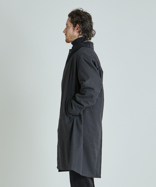 MEN'S BIGI（メンズビギ）の「ラグランスリーブコート（トレンチコート・メンズ・チャコールグレー/ブラック/ブラウン系その他・03/02）」の18枚目の写真