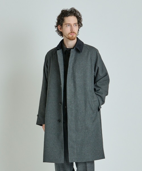 MEN'S BIGI（メンズビギ）の「ラグランスリーブコート（トレンチコート・メンズ・チャコールグレー/ブラック/ブラウン系その他・03/02）」の16枚目の写真