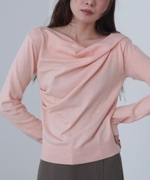 Bab | クロスドレープニットプルオーバー(ニット/セーター)