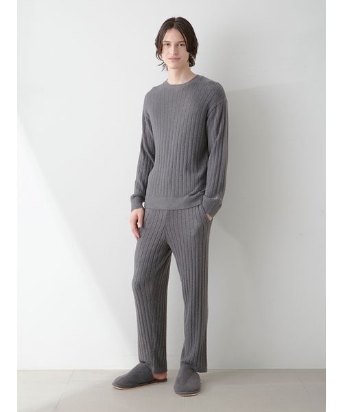 GELATO PIQUE グレー ルームウェア gelato pique（ジェラートピケ）の「【HOMME】調温スムーズィー