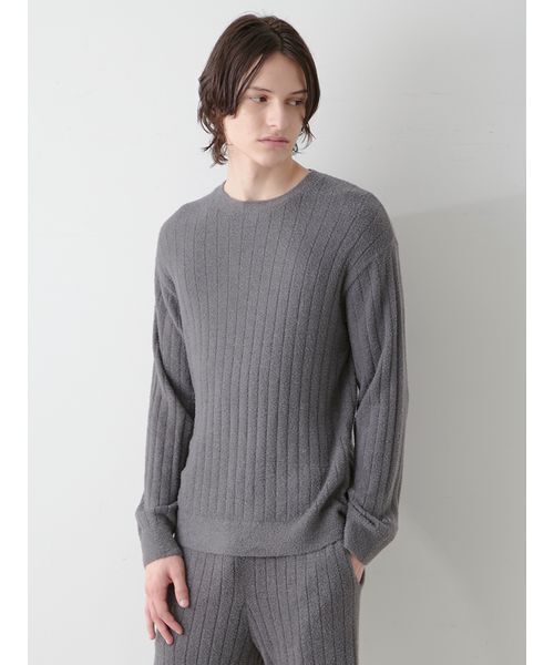 GELATO PIQUE グレー パジャマ セット gelato pique(ジェラートピケ)の「【HOMME】調温スムーズィー