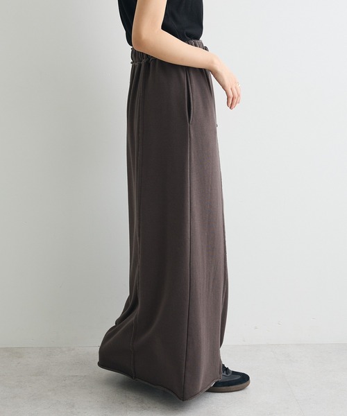 CRAFT STANDARD BOUTIQUE（クラフトスタンダードブティック）の「スウェットロングスカート◆（スカート・レディース・チャコールグレー/杢グレー・FREE）」の14枚目の写真