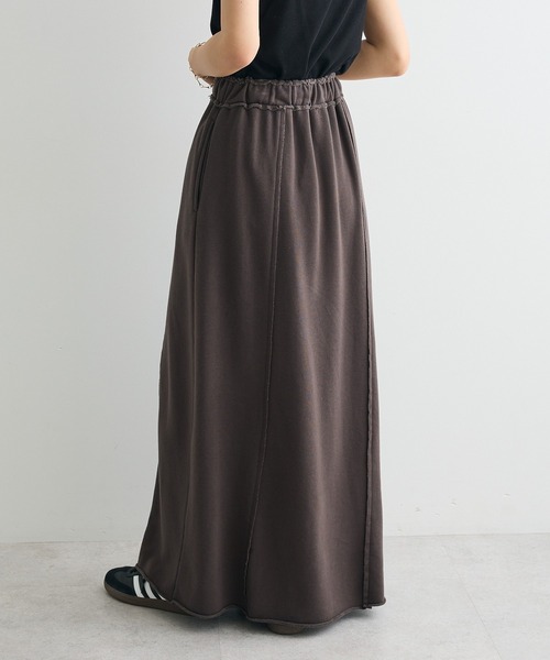 CRAFT STANDARD BOUTIQUE（クラフトスタンダードブティック）の「スウェットロングスカート◆（スカート・レディース・チャコールグレー/杢グレー・FREE）」の15枚目の写真