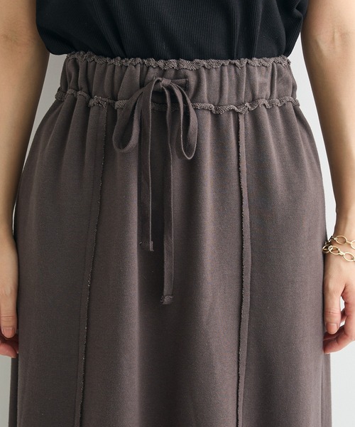 CRAFT STANDARD BOUTIQUE（クラフトスタンダードブティック）の「スウェットロングスカート◆（スカート・レディース・チャコールグレー/杢グレー・FREE）」の20枚目の写真