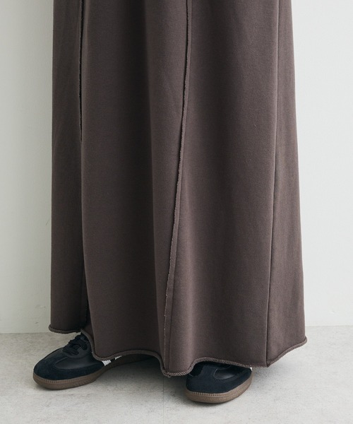CRAFT STANDARD BOUTIQUE（クラフトスタンダードブティック）の「スウェットロングスカート◆（スカート・レディース・チャコールグレー/杢グレー・FREE）」の21枚目の写真