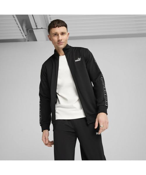 PUMA（プーマ）の「PUMA プーマ メンズ ポリ テープスーツ 上下セット Poly Tape Suit（ジャージ・メンズ・ブラック/ネイビー・XX-LARGE/X-LARGE/SMALL/MEDIUM/LARGE）」の7枚目の写真