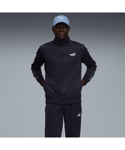 PUMA（プーマ）の「PUMA プーマ メンズ ポリ テープスーツ 上下セット Poly Tape Suit（ジャージ・メンズ・ブラック/ネイビー・XX-LARGE/X-LARGE/SMALL/MEDIUM/LARGE）」の5枚目の写真