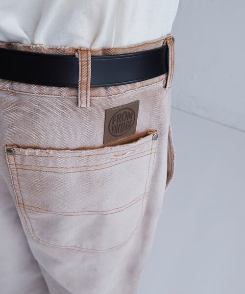 WHO'S WHO gallery(フーズフーギャラリー)の「【FromVintage】 落書きダックダブルニーパンツ(その他パンツ・メンズ・ブラック/ベージュ・FREE)」の15枚目の写真