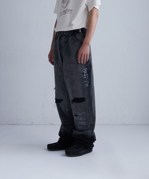 WHO'S WHO gallery(フーズフーギャラリー)の「【FromVintage】 落書きダックダブルニーパンツ(その他パンツ・メンズ・ブラック/ベージュ・FREE)」の17枚目の写真