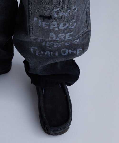 WHO'S WHO gallery(フーズフーギャラリー)の「【FromVintage】 落書きダックダブルニーパンツ(その他パンツ・メンズ・ブラック/ベージュ・FREE)」の20枚目の写真