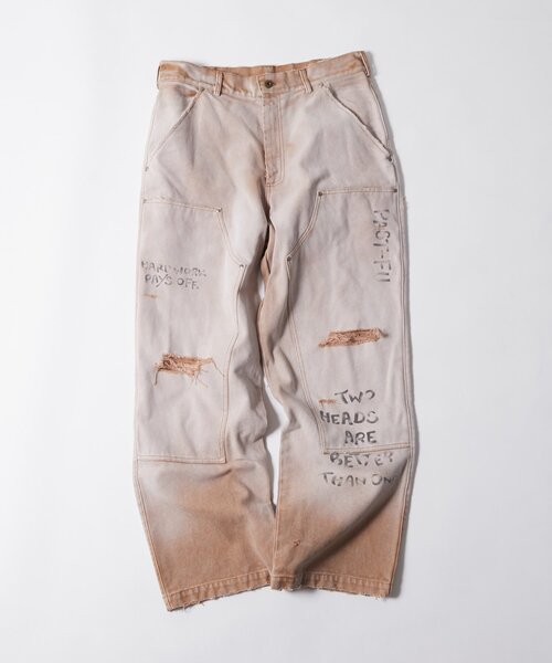 WHO'S WHO gallery(フーズフーギャラリー)の「【FromVintage】 落書きダックダブルニーパンツ(その他パンツ・メンズ・ブラック/ベージュ・FREE)」の22枚目の写真