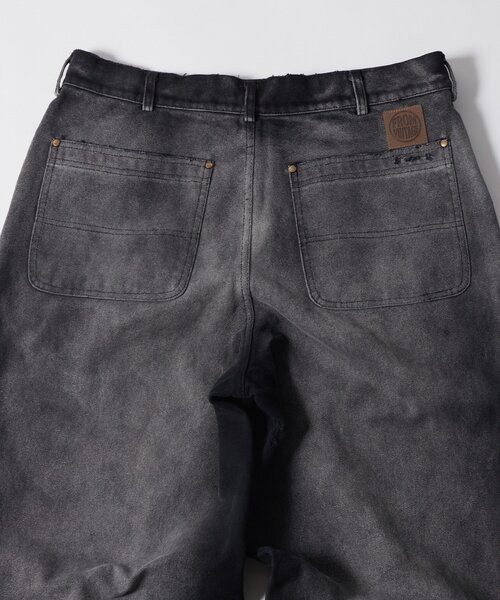 WHO'S WHO gallery(フーズフーギャラリー)の「【FromVintage】 落書きダックダブルニーパンツ(その他パンツ・メンズ・ブラック/ベージュ・FREE)」の4枚目の写真