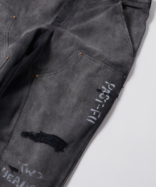 WHO'S WHO gallery(フーズフーギャラリー)の「【FromVintage】 落書きダックダブルニーパンツ(その他パンツ・メンズ・ブラック/ベージュ・FREE)」の5枚目の写真