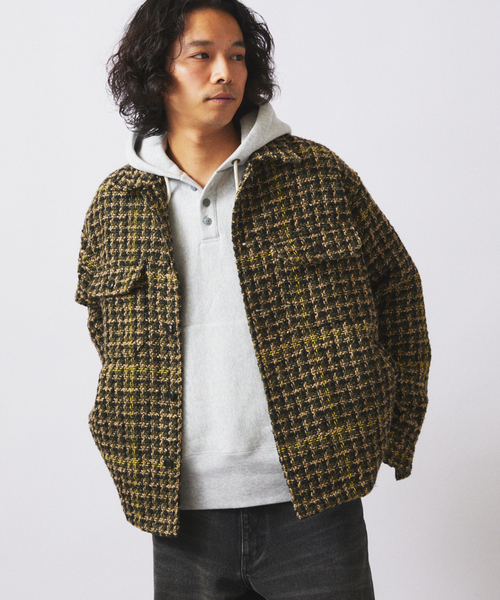 JOURNAL STANDARD LUXE リバーチェック CPOシャツブルゾン ループ