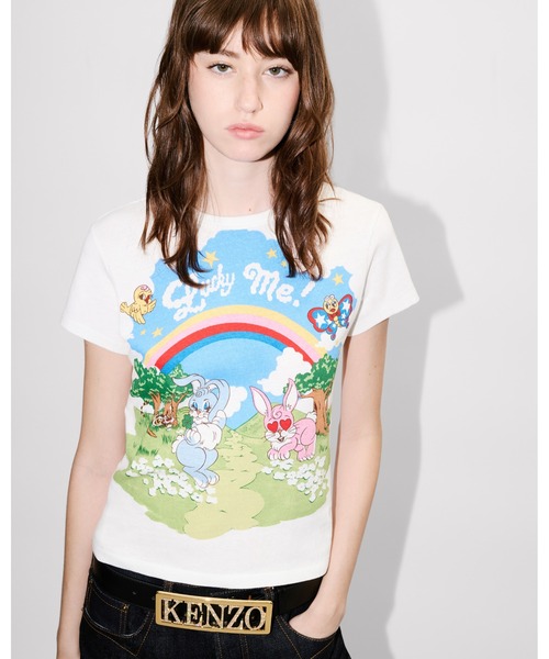 KENZO(ケンゾー)の「'KENZO Cartoon' コットン Tシャツ(Tシャツ/カットソー・レディース・ホワイト系その他・MEDIUM/SMALL/X-SMALL)」の1枚目の写真