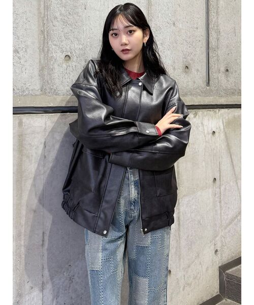 MURUA ライダースジャケット ルーズライダース（ライダースジャケット）｜MURUA（ムルーア