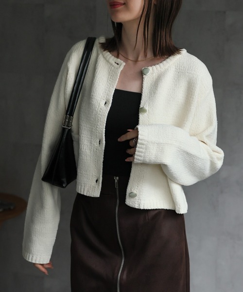 model：162cm 着用サイズ；F