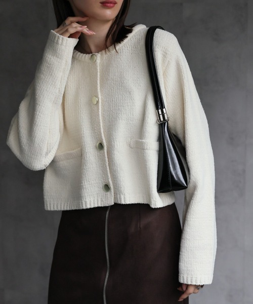 model：162cm 着用サイズ；F