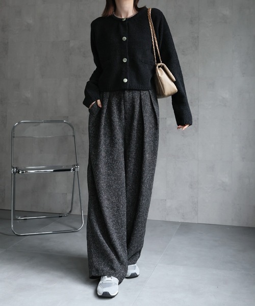 model：162cm 着用サイズ；F