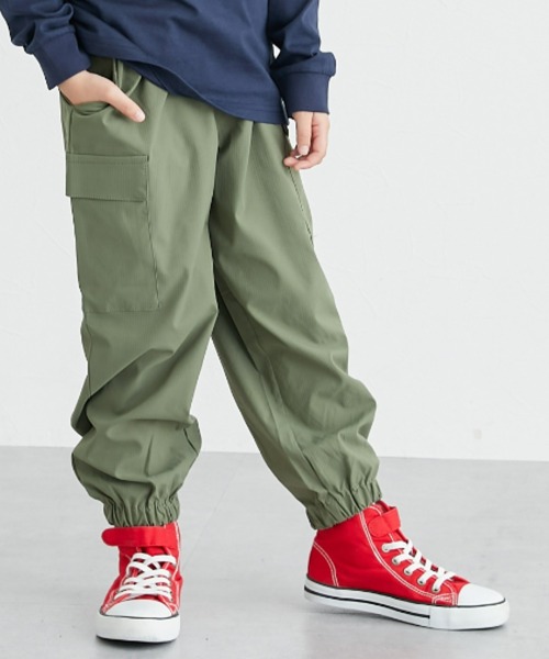 QUNTSTYLE(キュントスタイル)の「【防汚加工】カーゴパンツ(カーゴパンツ・キッズ・ブラック/カーキ・110/120/130/140/150/160)」の1枚目の写真