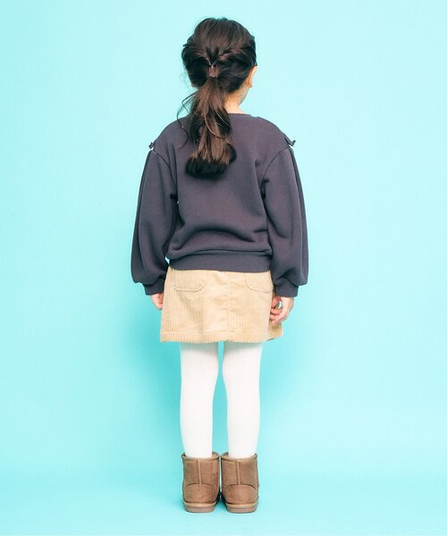 Seraph（セラフ）の「【ジュニア対応】スクエアミニスカート（スカート・キッズ・ベージュ/チェック/ネイビー/レッド・80/90/100/110/120/130/140）」の16枚目の写真