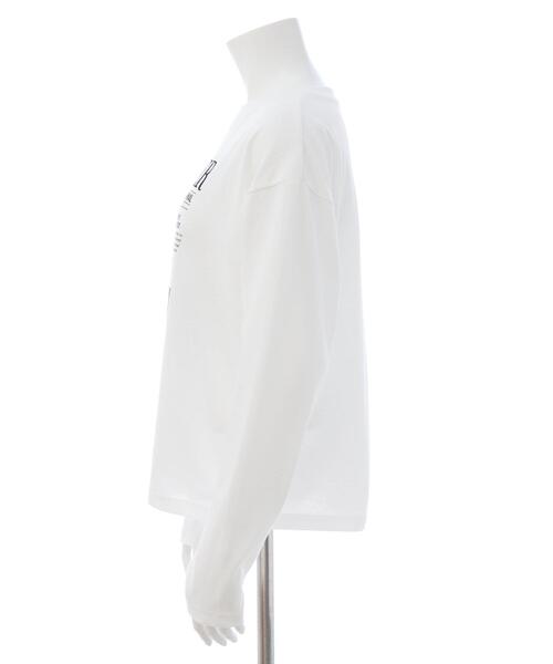 INGNI(イング)の「ニュースペーパープリントロングTシャツ(Tシャツ/カットソー・レディース・ブラウン/オフホワイト/チャコールグレー・M)」の5枚目の写真