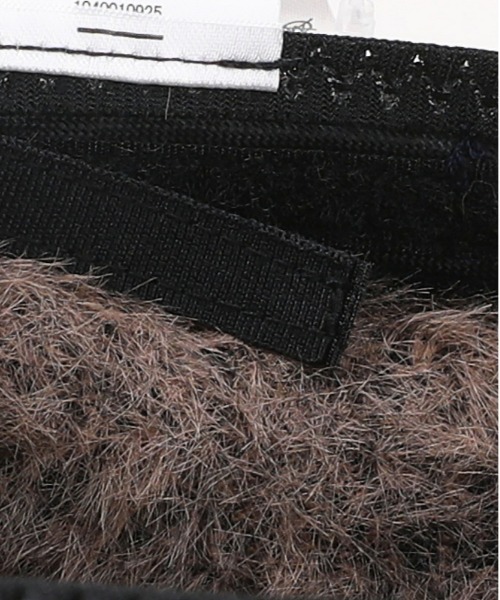 Right-on（ライトオン）の「【HONEYSUCKLE ROSE】シャギーベルハット（ハット・レディース・ブラウン/ブラック/キナリ・フリー）」の6枚目の写真