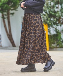 アソートプリントフリルスカート