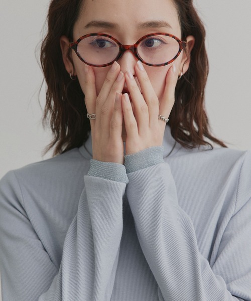 ad thie(アドティエ)の「配色アソートスリーブ ハイネックトップス(Tシャツ/カットソー・レディース・チャコールグレー/チャコールグレー×ブラック/ブラウン系1/ブラウン系2/グレー系1/グレー系2/ブラック系1/ブラック系2/カーキ系1/カーキ系2/ホワイト系1/ホワイト系2/ブラック系3/ブルー系1/ピンク系1/ピンク系2/ホワイト系3/ブルー系2・MEDIUM/LARGE/LL)」の16枚目の写真