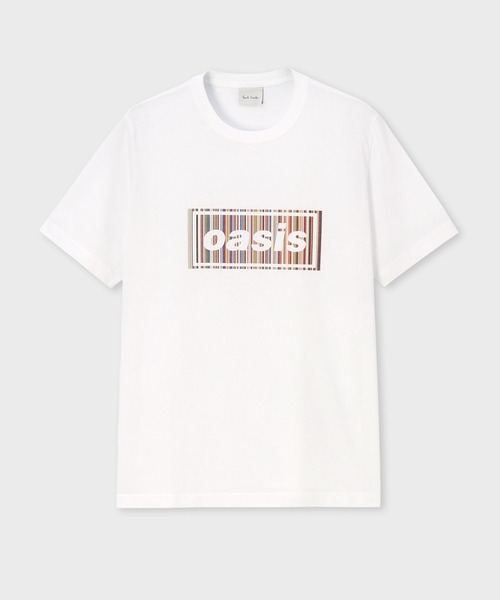 ウィメンズ Paul Smith × Oasis シグネチャーストライプロゴ T