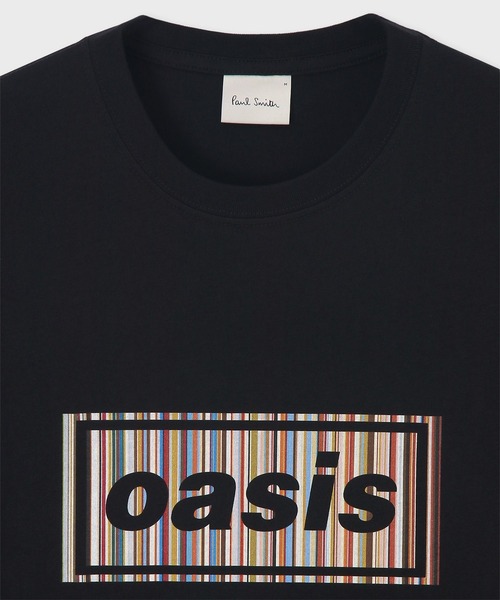 ウィメンズ Paul Smith × Oasis シグネチャーストライプロゴ T