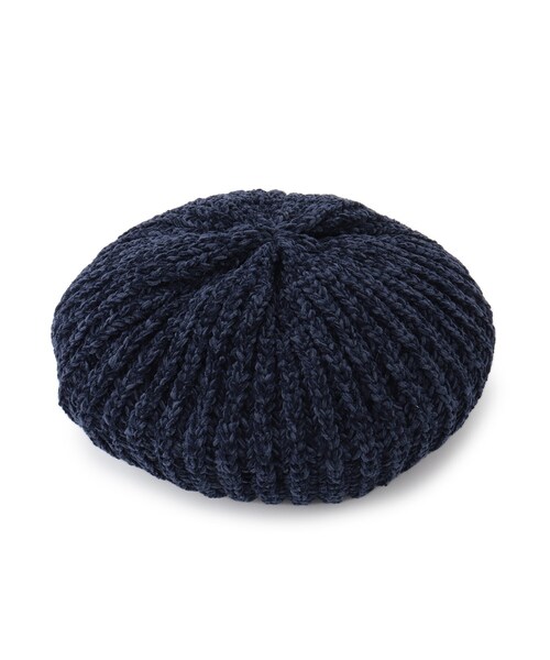 SHOO・LA・RUE（シューラルー）の「モールベレー帽（ハンチング/ベレー帽・レディース・ネイビー/ブラウン系/ブラック/パープル系・00）」の3枚目の写真