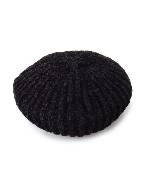 SHOO・LA・RUE（シューラルー）の「モールベレー帽（ハンチング/ベレー帽・レディース・ネイビー/ブラウン系/ブラック/パープル系・00）」の2枚目の写真